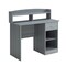 Techni Office Solutions 40.5" Gray Unique Techni Mobili Modern Office Desk with Hutch
